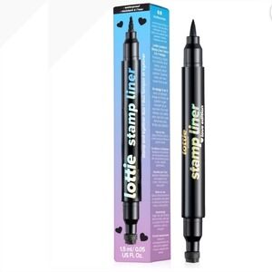 Lottie London Stamp Liner Love Edition Heart Stamp Dual Ended Black Eyeliner NEW